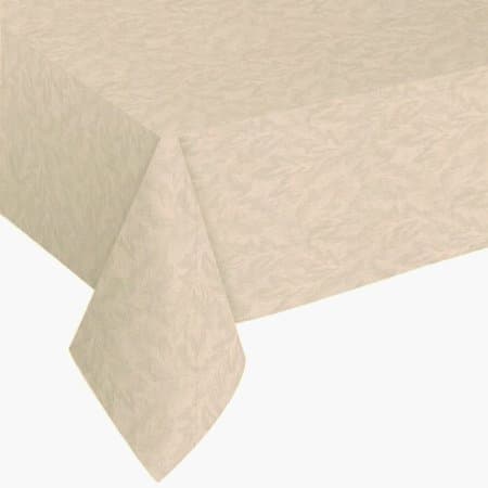 Sonoma Vinyl Tablecloth - 70" Round Vanilla