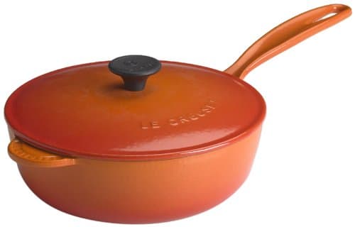 Le CreusetEnameled Cast-Iron 2-1/4-Quart Saucier Pan, Flame