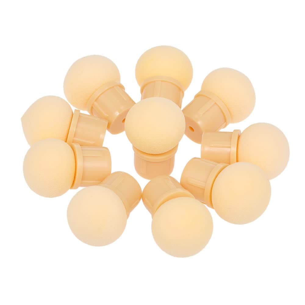 SUNNEEN Nail Tool 10Pcs Replaceable Round Sponge Heads for Manicure Gradient Blooming Brush Shade Maker UV Gel Polisher Nail Art Tools Sponge Heads