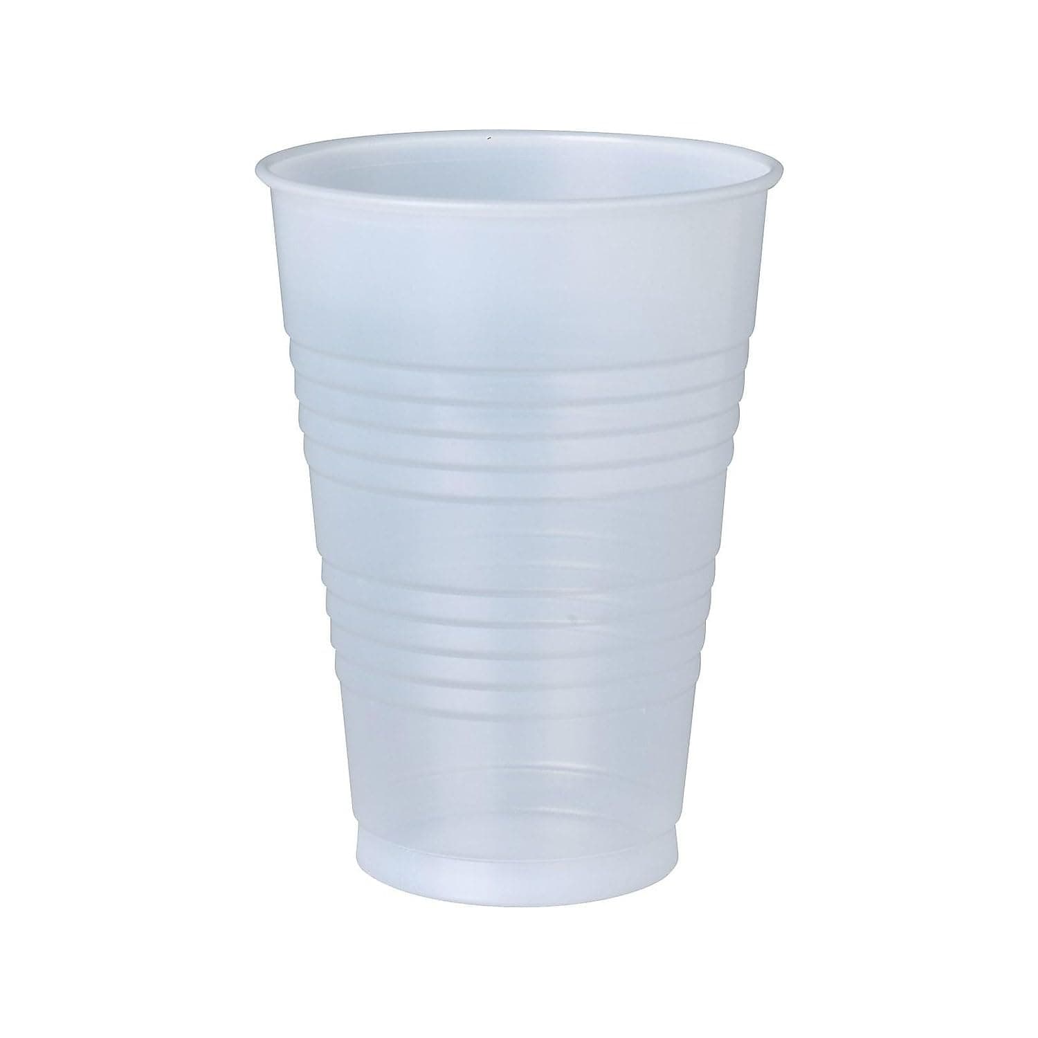 DART Y16T 16 oz Tall Trans Ribbed PS Cup (Case of 1000), translucent, "4.8""