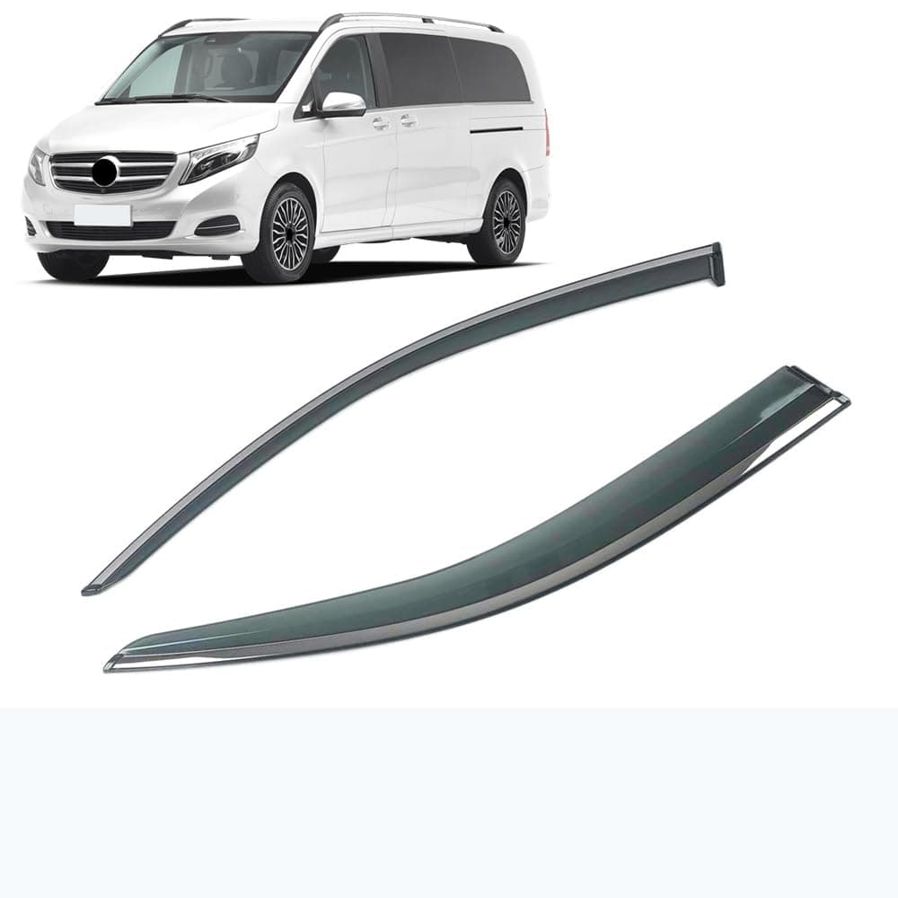 Window Visors For Benz V-Class W447 2014-2019 Car Window Sun Rain Visors Shield Shelter Protector Cover