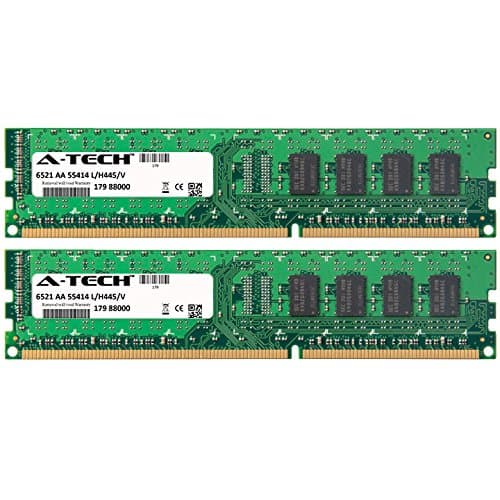 A-Tech 8GB KIT (2 x 4GB) For Gateway DX Series DX4320-09 DX4350 DX4350-43 DX4350-UR20P DX4350-UR21P DX4350-UR22P DX4840 DX4840-01M DX4840-02e DX4840-03e. DIMM DDR3 NON-ECC PC3-10600 1333MHz RAM Memory