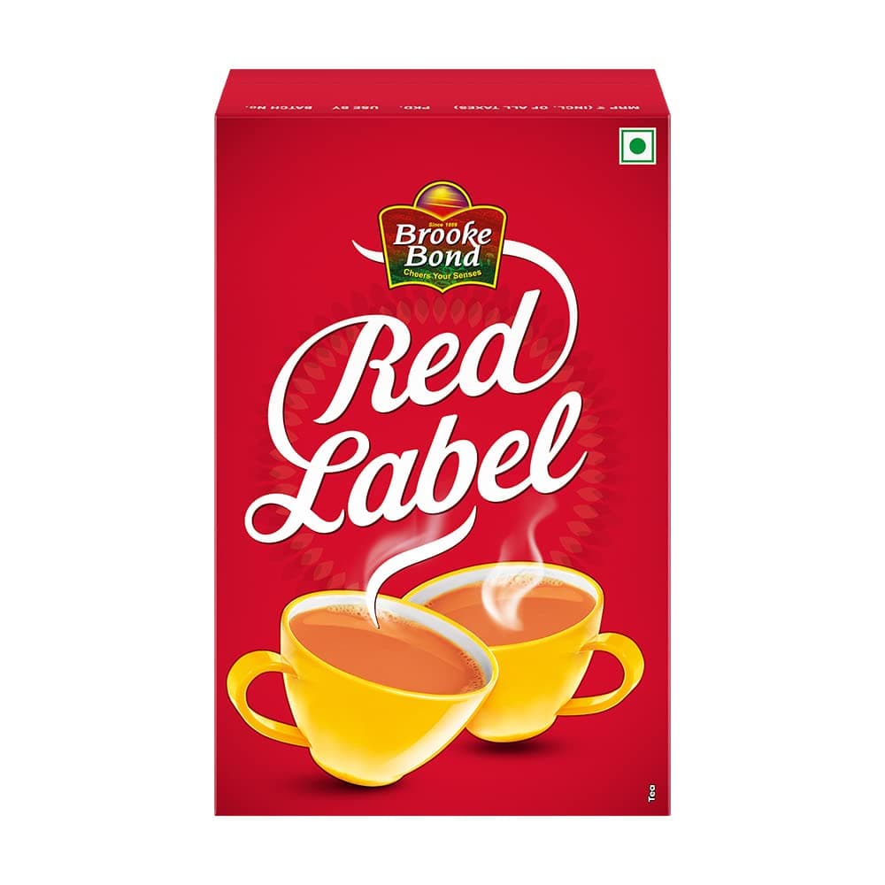 Brooke Bond Red Label Tea 500 grams Pack, Strong Chai from the Best Chosen Leaves, Rich in Healthy Flavonoids - Premium Powdered Black Tea