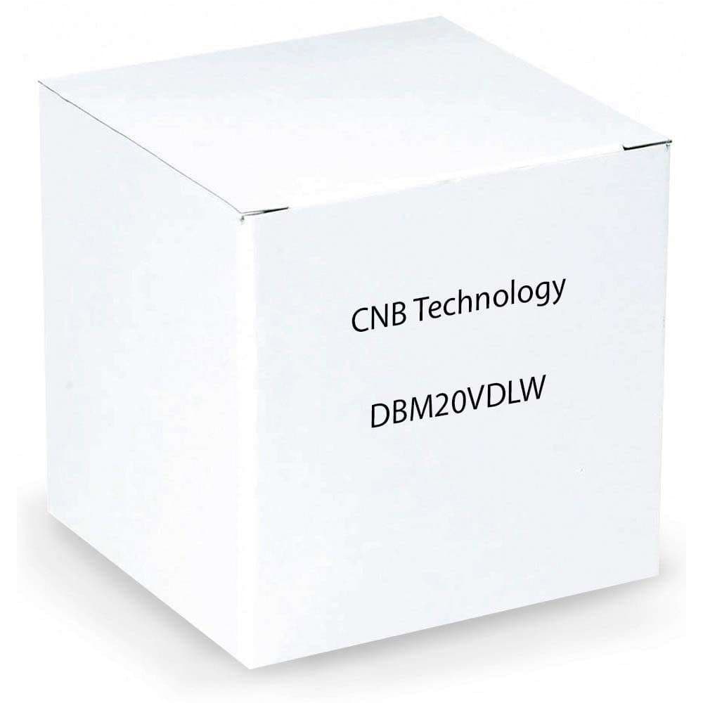 CNB DBM-20VDL-W MonaLisa Ultra High Resolution Dome Camera, 600TVL, 3.8~9.5mm, White-by-CNB