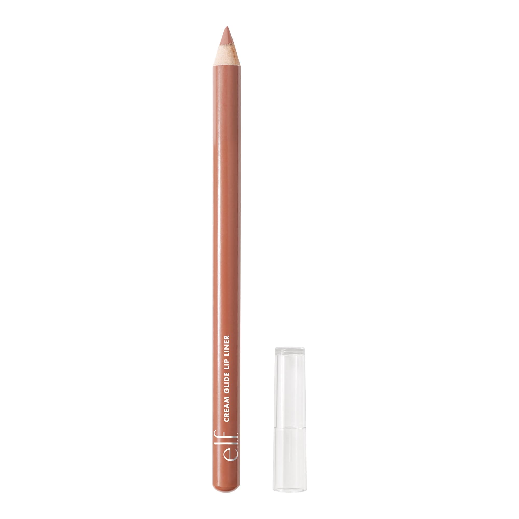 e.l.f. Cream Glide Lip Liner, Shape & Sculpt Lips, High-Pigment Pencil, Semi-...