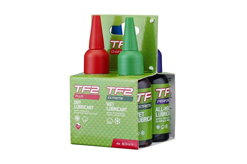 TF2 Unisex's Chain Lube Pack Set, Multi-Colour, 4 x 50 ml