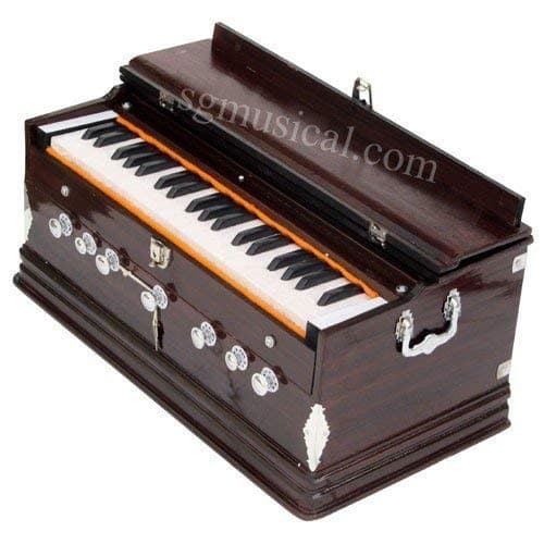 SG Musical Quality Harmonium Best 7 Stopper, Double Bellow, 39 Key, Two Reed (Bass-Male),3 1/4 Octave, Kepler,