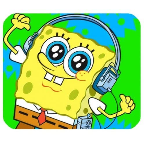 Square Mouse Pad with Special Design for SpongeBob Fans
