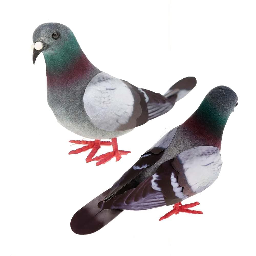 HomeSoGood 2 Pcs Artificial Foam Model Pigeon,Mini Artificial Birds for Home Decoration Party Wedding Supply