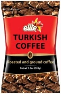 Ground Black Turkish Coffee KOSHER Israel Tasty 100gr Aroma Dark Mud