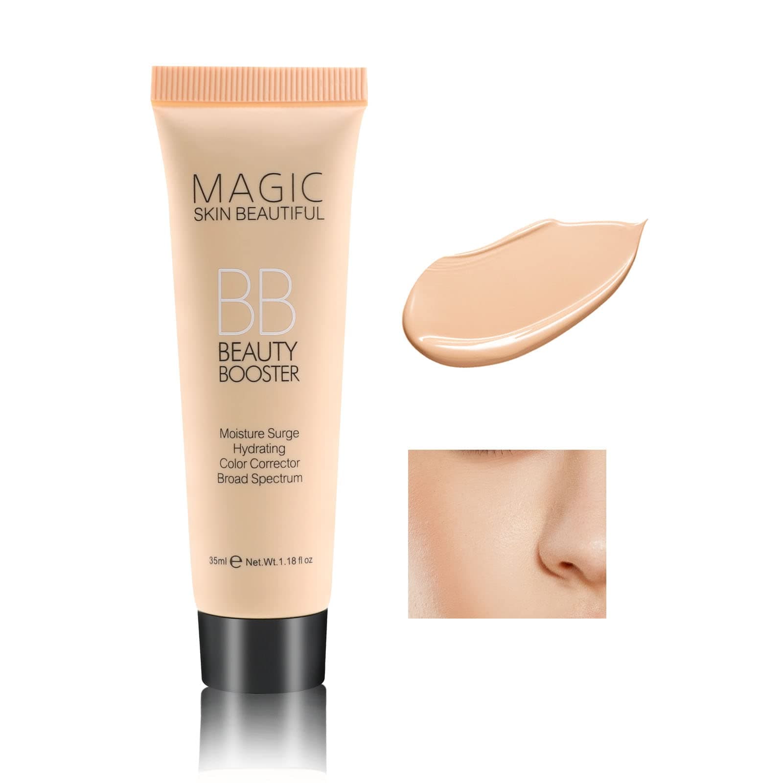 Hydrating BB Cream, Full-Coverage Foundation & Concealer for All Skin Types
