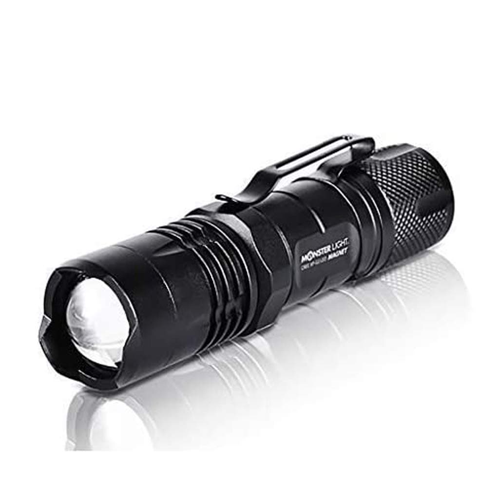 Monster light ML600MG MAGNET 600lumen compact Magnetic LED flashlight - Handheld, 3 modes, adustable focus, water resistant(IPX6) for fishing/constructionsites/camping/repairs/nightwork/patrol/outdoor
