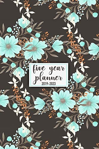 Five Year Planner: 2019 - 2023 Pocket Planner and Monthly Planner for 5 Year Plan | 60 Month Calendar with Federal Holidays