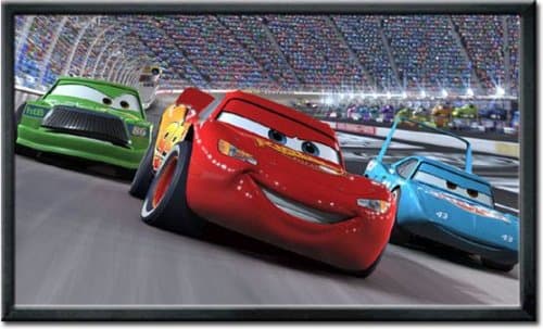 Maxstar Premier 92-Inch Fixed Frame Projector Screen with Black Velvet Frame