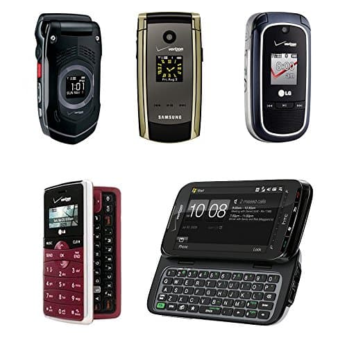 5 Pack - Multi Color Toy Phone for Kids / Dummy Cell Phone for Kids