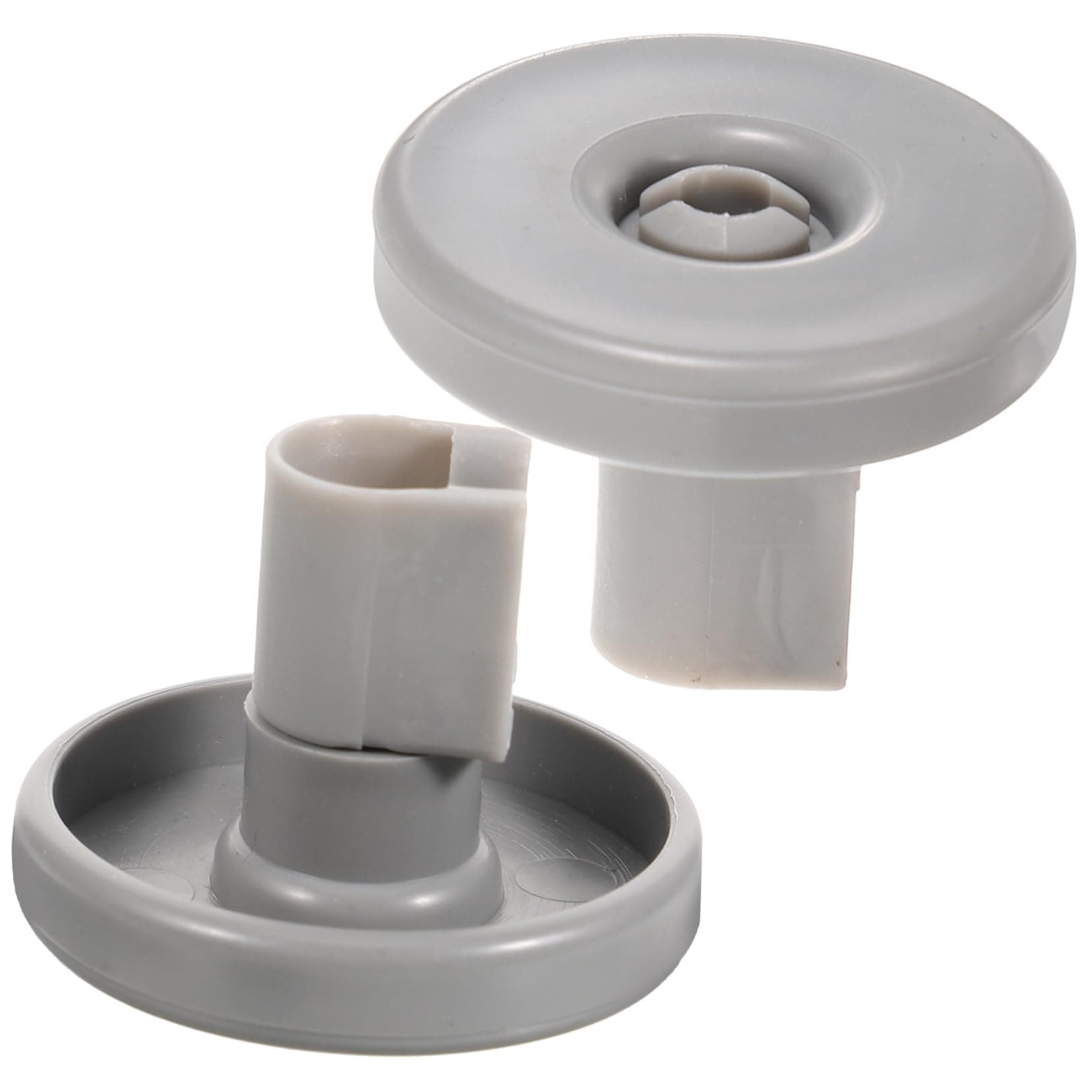 2pcs Accessories spout large scroll wheel aluminum alloy plastic electrical appliance cutlery rack dish rack next round Tofu jar Component miniature appliance wheel grate roller