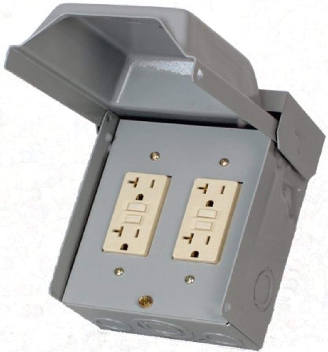 Midwest U012010 20 Amp Outlet Box with GFCI