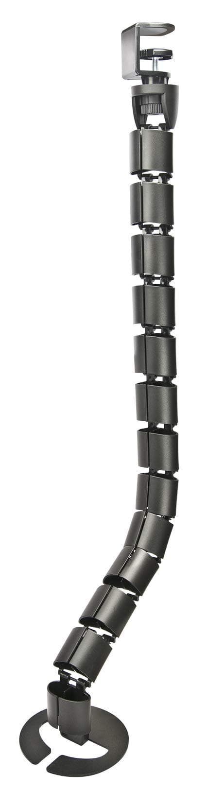 EHO Prime 30" Cable Management, Desk Clamp Spine Cable Raceway Cord Organizer, EZ Tool-Free Install for Office and PC