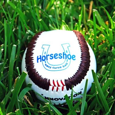 Brown Easy Curve Ball Horseshoe Pattern Baseball Fast Seam Pitch Pitcher Practice Training Sports