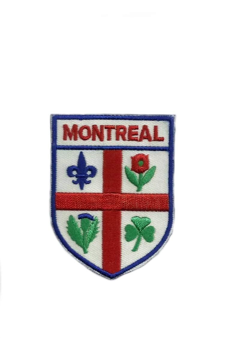 Montreal Patch (3 Inch) Quebec Canada Embroidered Iron/Sew on Badge Souvenir Emblem Tourist Edition Patches