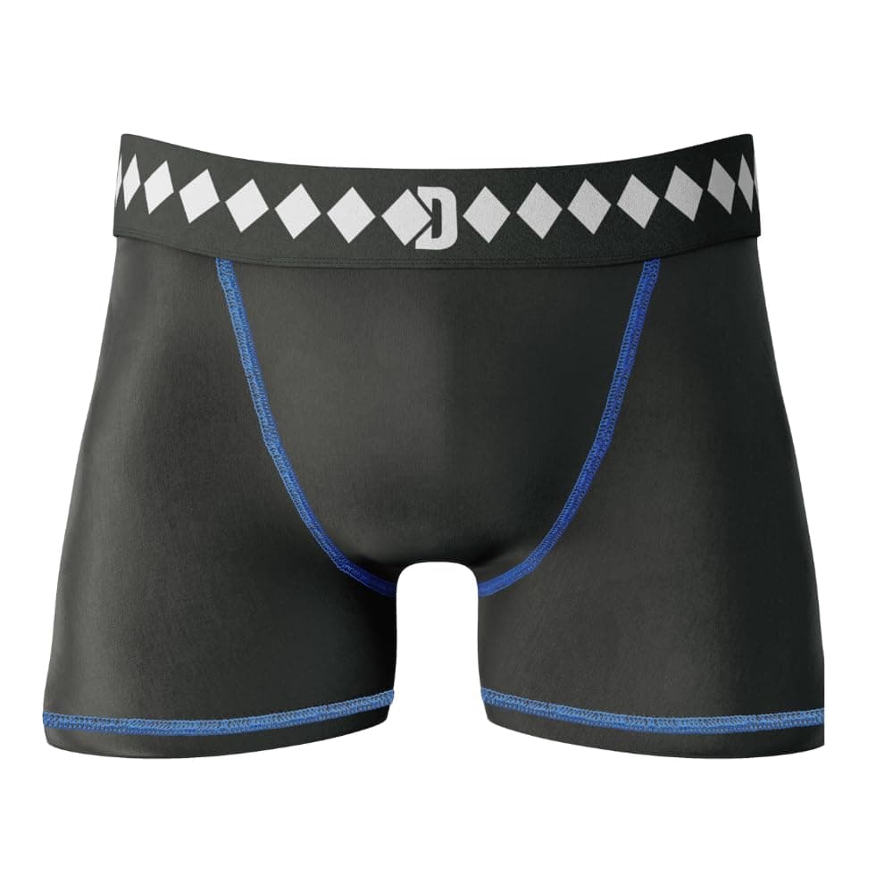 Diamond MMA Compression Shorts with Built-in Jock Strap Supporter with Athletic Cup Pocket for Sports