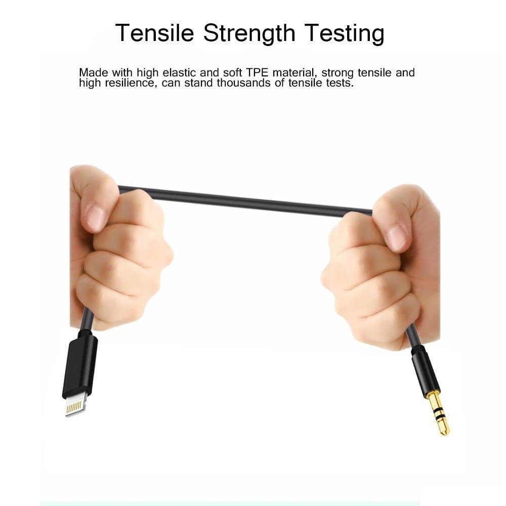 iPhone 7 8 X Lightning Adapter Lightning to 3.5 mm Headphone Jack Adapter