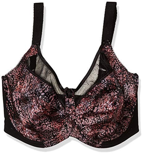 Goddess Women's Plus-Size Kayla Signature Print Full-Coverage Underwire Bra Bra, Black, 42J