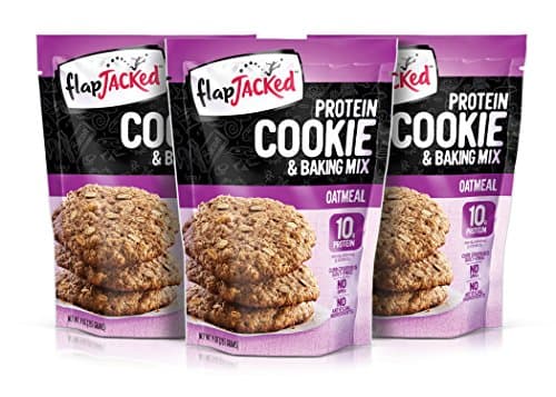 FlapJacked Protein Cookie and Baking Mix, Oatmeal, 3 Pack