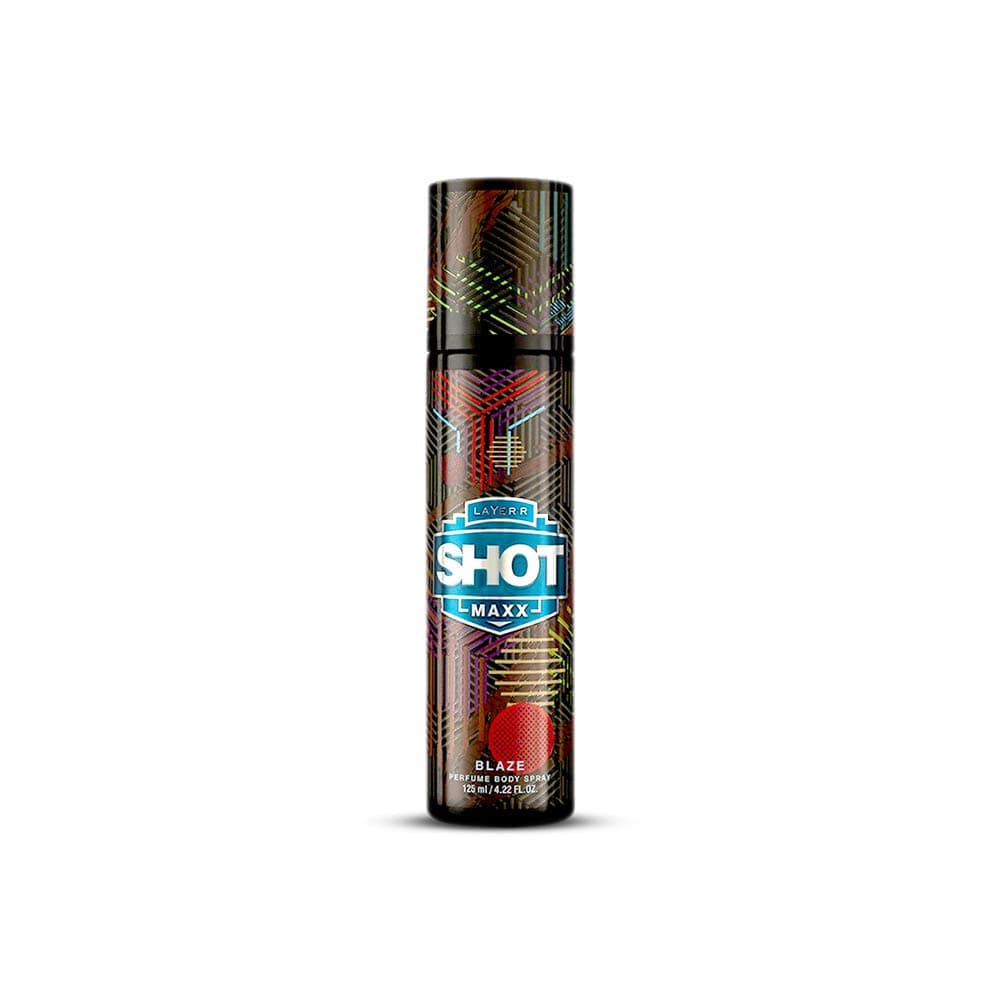 Layer'r Shot Maxx Perfume Body Spray, Blaze, 125ml