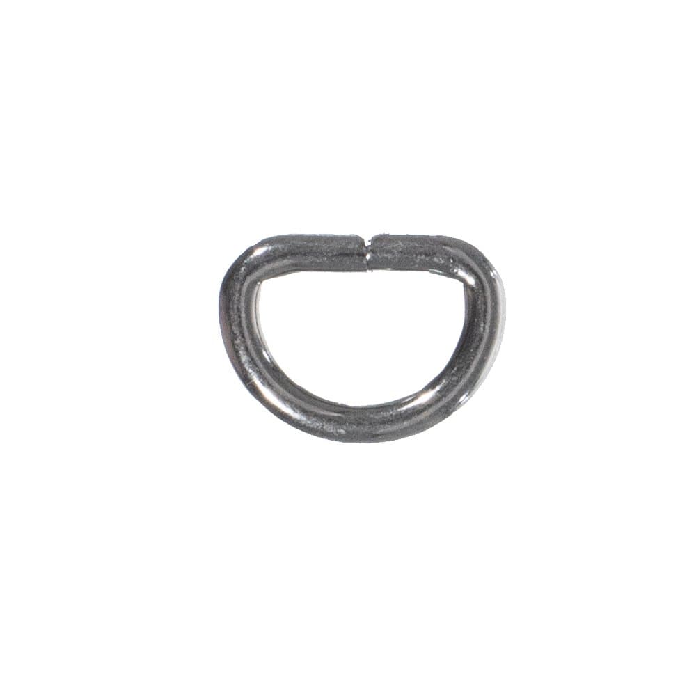 Assorted Gun Metal D-Rings 10 Pack 10 X PAR-12DRINGMTL-GM-~WCP_SS618