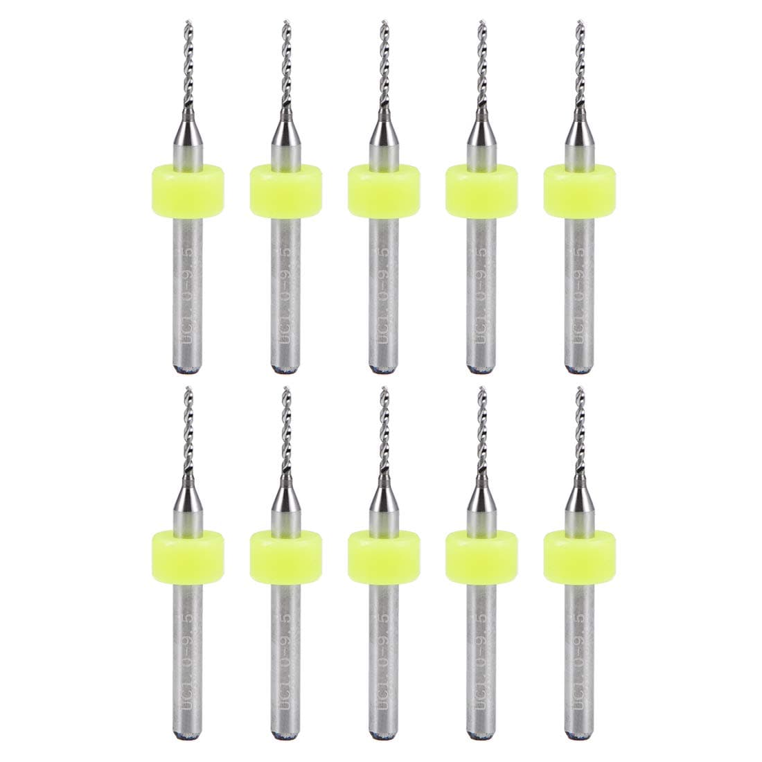 uxcell PCB Drill Bits 1mm Tungsten Carbide Rotary Tool Jewelry CNC Engraving Print Circuit Board Micro Drill Bits 1/8 Inch Shank 10 Pcs