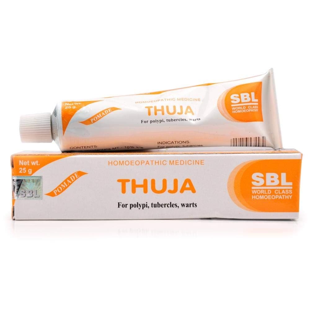 SBL Thuja HOMEOPATHIC Cream for Polypi - Tubercles - Warts 25g