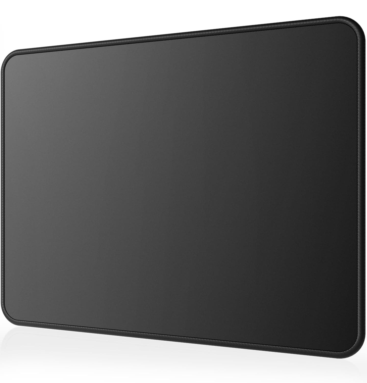 MROCO Computer Mouse Pad [30% Larger] Non-slip Rubber Base Premium Touch Waterproof Mouse Pad Stitched Edge for Computer Laptop Gaming Office Home 8.5 x 11 Inches Black