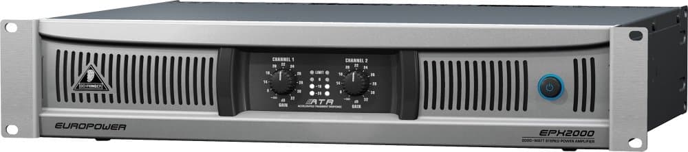 Behringer EPX2000 Professional 2000-Watt Light Weight Stereo Power Amplifier with Atr (Accelerated Transient Response) Technology
