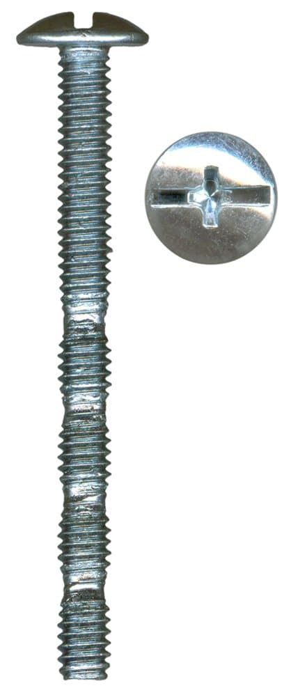 #8-32 x 1-3/4" Breakaway Mounting Truss Head Screw Zinc Finish Platte River (500-Pack)