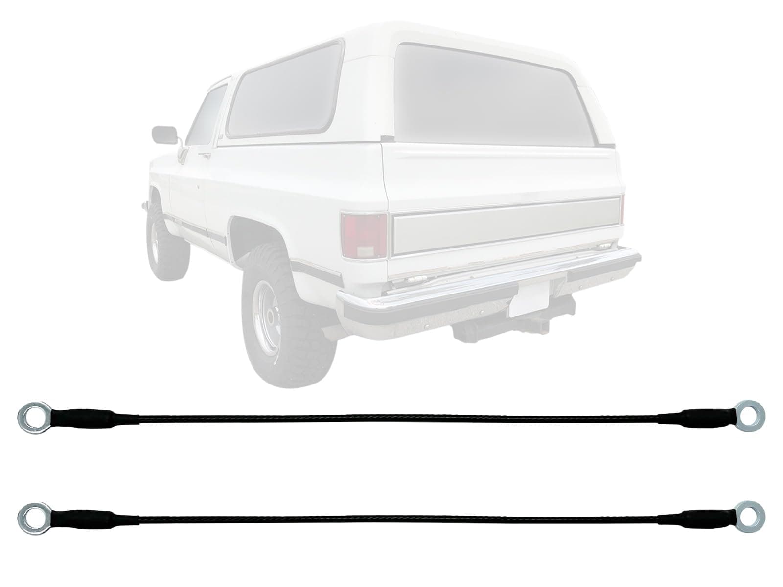 APA Replacement 22'' Tailgate Cable for 1973-1991 Blazer Jimmy Pair Passenger and Driver Side 6274850 GM1918100