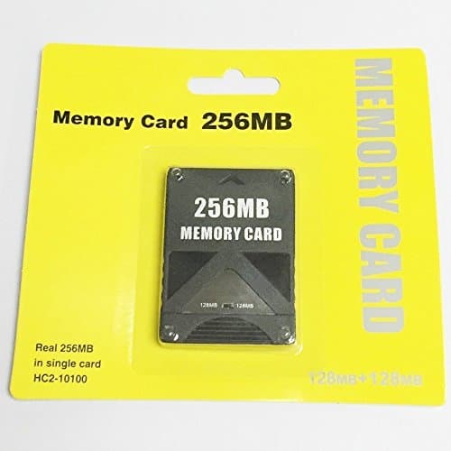 Tianma Technology® 256MB Memory Card Game Memory Card for Sony Play Station 2 PS2