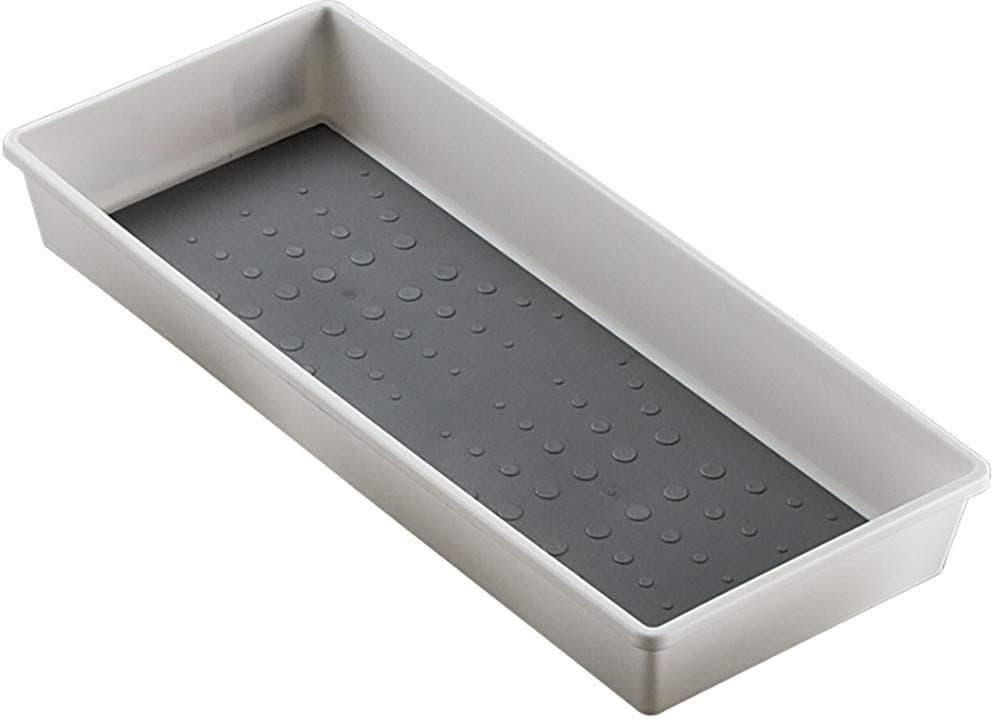 ESSGESM-Home Drawer Storage, Plastic and Silicone, Grey/Anthracite, 17,2 x 40,7 x 5,3 cm