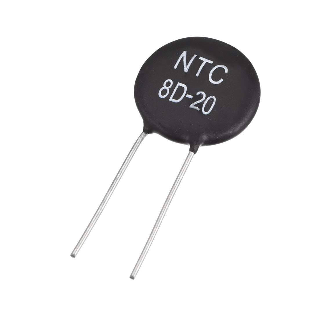 sourcing map NTC Thermistor Resistors 8D-20 6A 8 Ohm Inrush Current Limiter Temperature Sensors Pack of 5