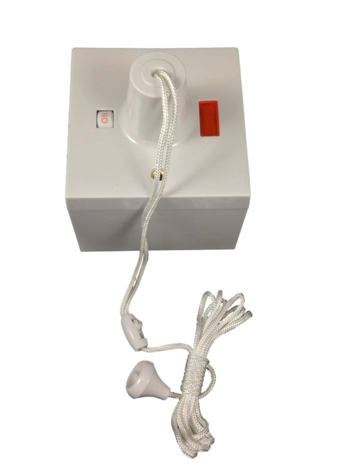 50 Amp Double Pole Ceiling Shower Isolator Switch complete with 47mm Deep Surface Mounted Pattress Box