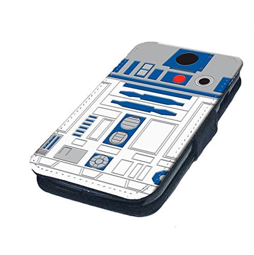 R2D2 Printed Leather Flip Phone Case Cover. Star (iPhone 6 (4.7))