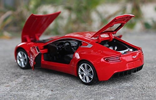 Aston Martin LedoGear One-77 Cars Model Metal Pull Back Car Sound and Light Emulation Sports Car Model