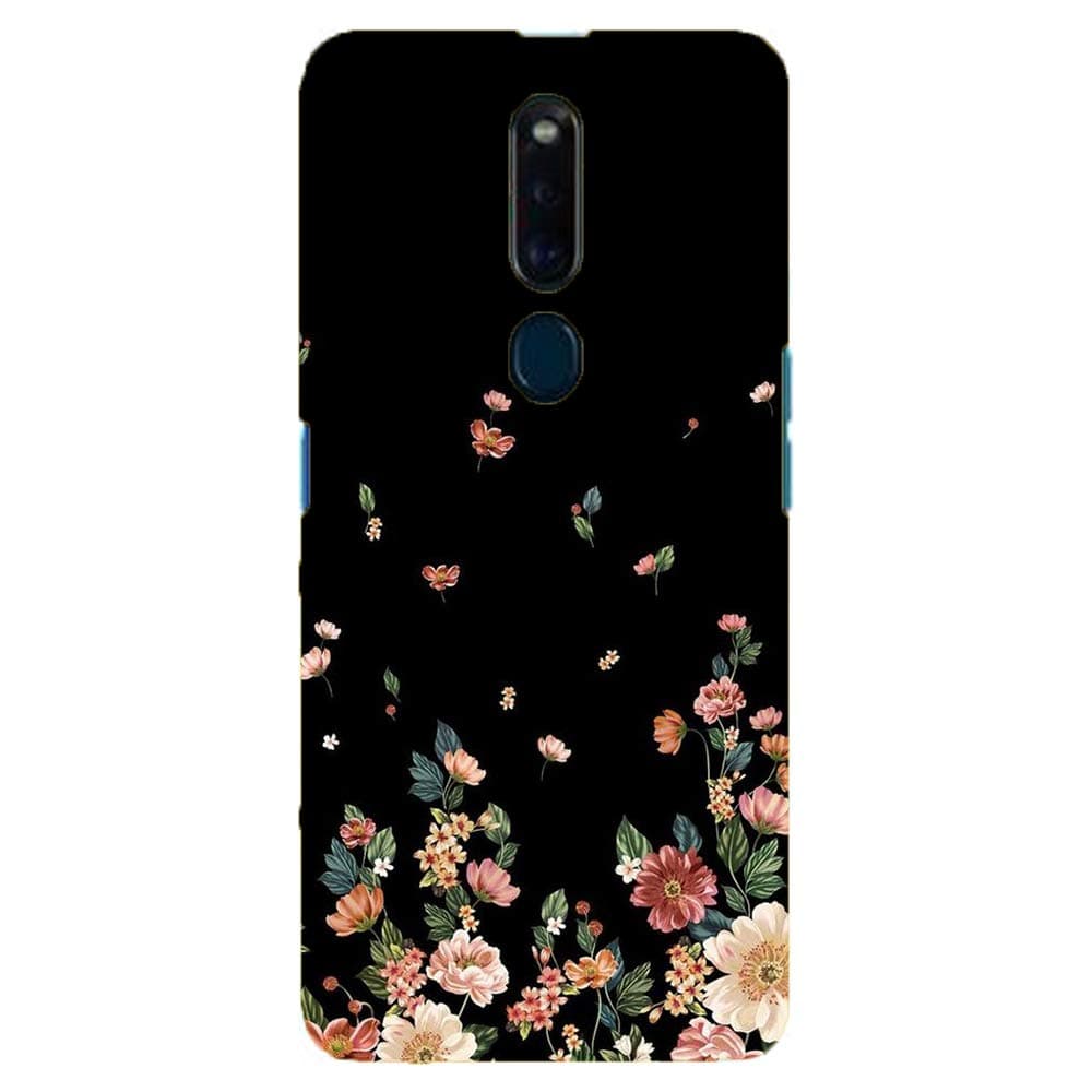 NDCOM for Flowers Girly Printed Hard Mobile Back Cover Case for Oppo F11 Pro