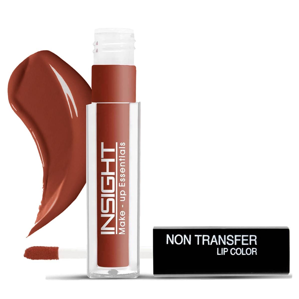 INSIGHT Non Transfer Liquid Lipstick - Coffee Command| Matte Texture|Long Wear |Smudge Proof |Waterproof - 4 ml