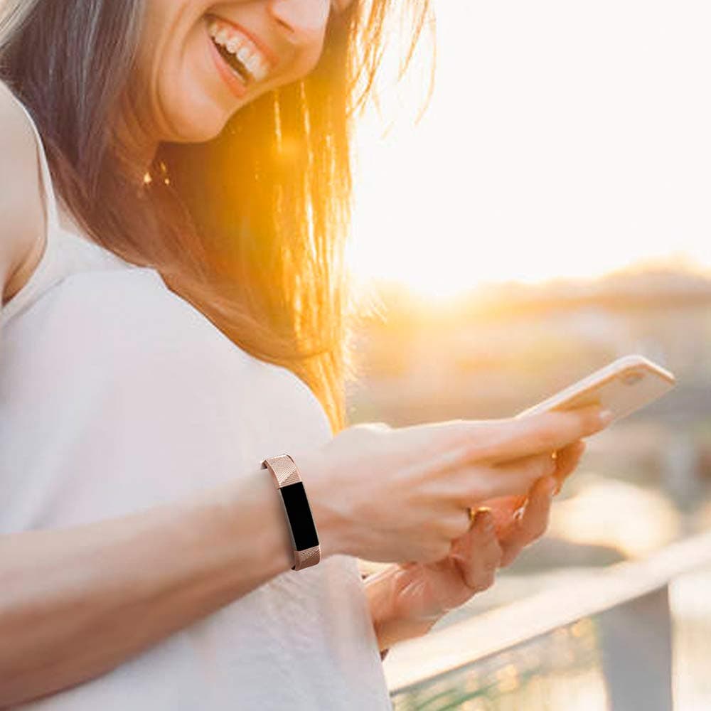 Pack 3 Replacement Band Compatible for Fitbit Alta/Fitbit Alta HR Bands, Adjustable Replacement Soft Silicone Sport Bands for Woman and men