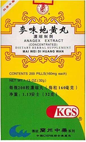 Anagex Extract (Mai Wei Di Huang Wan)