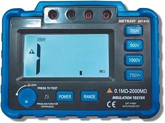 DIT-910 Digital Insulation Tester 1000V with in-built DC voltage converter