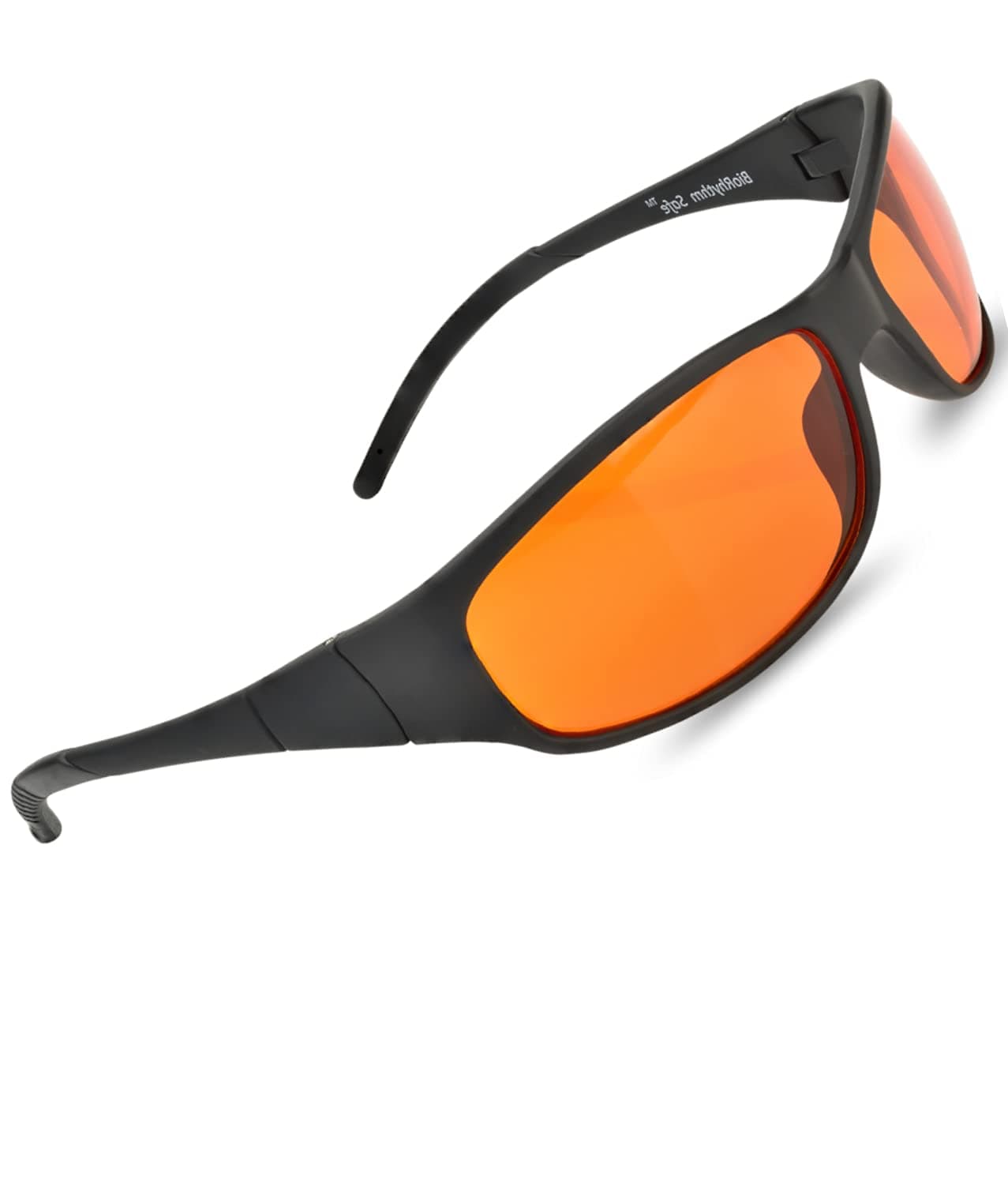 Blue Blocking Amber Glasses for Sleep 99.9 Percent Effective - Nighttime Eye Wear - Special Orange Tinted Glasses Help You Sleep and Relax Your Eyes