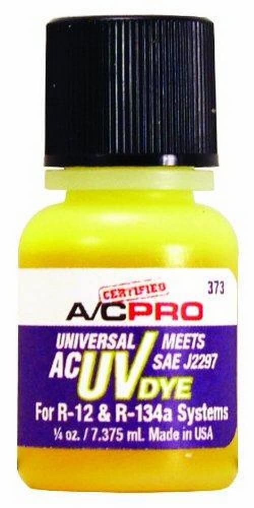 R-134A UV DYE Liquid - .25 OZ Pour 1/CD