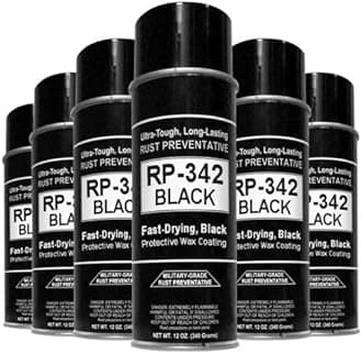 Cosmoline RP-342 Black Rust Preventive Spray (Military-Grade) 9-Cans